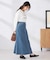 Aラインデニムスカート
