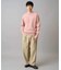 軽やかに着れる春夏ニット　【洗濯機で洗える】タックメッシュクルーネックニット