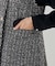 ミックスツイードペプラムジレ