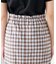 【洗濯機で洗える】ギンガムチェック柄ナロースカート