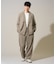 【イージーケア/洗濯機で洗える/毛玉になりにくい/ストレッチ】メッシュストレッチダブルブレストジャケット