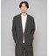 【イージーケア/洗濯機で洗える/毛玉になりにくい/ストレッチ】メッシュストレッチダブルブレストジャケット