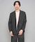 【イージーケア/洗濯機で洗える/毛玉になりにくい/ストレッチ】メッシュストレッチダブルブレストジャケット