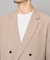 【イージーケア/洗濯機で洗える/毛玉になりにくい/ストレッチ】メッシュストレッチダブルブレストジャケット
