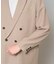 【イージーケア/洗濯機で洗える/毛玉になりにくい/ストレッチ】メッシュストレッチダブルブレストジャケット