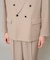 【イージーケア/洗濯機で洗える/毛玉になりにくい/ストレッチ】メッシュストレッチダブルブレストジャケット
