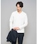 【スマート/イージーケア/洗濯機で洗える/毛玉になりにくい】アゼダブルフェイスVネックスマートTシャツ
