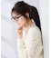 チュール刺繍レースカーディガン