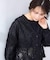 チュール刺繍レースカーディガン
