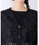 チュール刺繍レースカーディガン