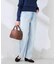 サマーストレッチデニムストレートパンツ