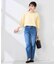 サマーストレッチデニムストレートパンツ