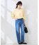 サマーストレッチデニムストレートパンツ