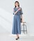 【結婚式/お呼ばれに】ラッフルティアードオールインワンドレス