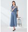 【結婚式/お呼ばれに】ラッフルティアードオールインワンドレス