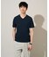 【イージーケア/洗濯機で洗える】キカジャカードＶネックスマートＴシャツ
