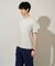 【接触冷感/UVカット/洗濯機で洗える/毛玉になりにくい】シルケットスムースクルーネックスマートＴシャツ