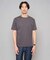【接触冷感/UVカット/洗濯機で洗える/毛玉になりにくい】シルケットスムースクルーネックスマートＴシャツ
