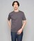 【接触冷感/UVカット/洗濯機で洗える/毛玉になりにくい】シルケットスムースクルーネックスマートＴシャツ
