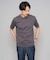 【接触冷感/UVカット/洗濯機で洗える/毛玉になりにくい】シルケットスムースクルーネックスマートＴシャツ