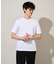 【接触冷感/UVカット/洗濯機で洗える/毛玉になりにくい】シルケットスムースクルーネックスマートＴシャツ