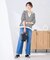 メッシュフードニットプルオーバー