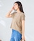 【接触冷感/UVカット】バックタックエンボスロゴＴシャツ
