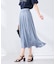 エアリーサテンフレアスカート