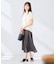 エアリーサテンフレアスカート
