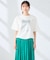 裾ドロストロゴTシャツ