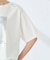 裾ドロストロゴTシャツ