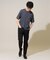 【イージーケア/洗濯機で洗える/接触冷感/ストレッチ/シワになりにくい/毛玉になりにくい】ヘリンボーンストレッチ５ポケットパンツ
