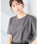 【接触冷感/UVカット/コットン100%】ロゴゆるTシャツ