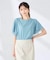 【接触冷感/UVカット】シアー切替フレアスリーブトップス