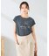 楊柳プリントTシャツ