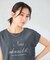 楊柳プリントTシャツ