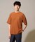 ＼ジャケットインにもおすすめ！／ハニカムジャカードクルーネックカットソー【接触冷感/遮熱洗濯機で洗える/イージーケア/毛玉になりにくい】