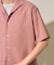 【接触冷感/洗濯機で洗える/速乾/イージーケア/防シワ/ストレッチ】ポリエステルアサイタリアンカラーシャツ