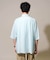 【接触冷感/洗濯機で洗える/毛玉になりにくい/イージーケア】ワンサイズメランジシアードルマンシャツ
