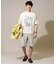 【接触冷感/洗濯機で洗える/イージーケア/毛玉になりにくい】フォトプリントワイドシルエットカットソー