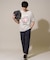 【接触冷感/洗濯機で洗える/イージーケア/毛玉になりにくい】フォトプリントワイドシルエットカットソー