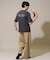 【接触冷感/洗濯機で洗える/イージーケア/毛玉になりにくい】フォトプリントワイドシルエットカットソー
