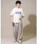 【接触冷感/洗濯機で洗える/イージーケア/毛玉になりにくい】フォトプリントワイドシルエットカットソー