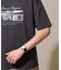 【接触冷感/洗濯機で洗える/イージーケア/毛玉になりにくい】フォトプリントワイドシルエットカットソー