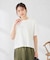 【接触冷感】クロップドロゴTシャツ