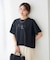 【接触冷感】クロップドロゴTシャツ