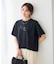 【接触冷感】クロップドロゴTシャツ