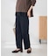 ストレッチデニムストレートパンツ