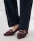 ストレッチデニムストレートパンツ
