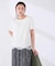 ウェーブレースヘムTシャツ